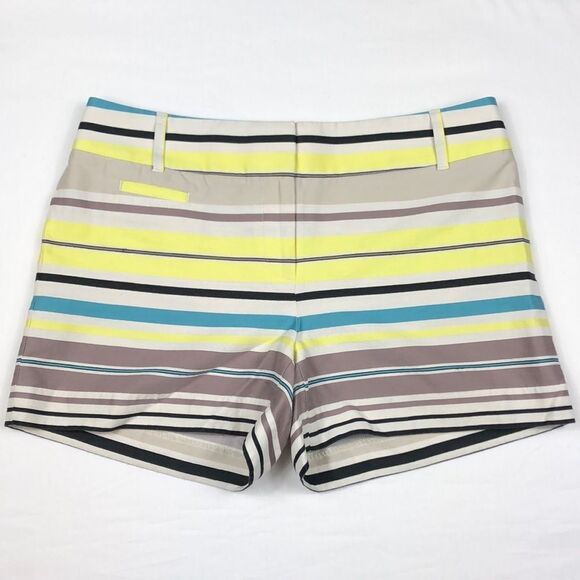 LOFT Mixed Stripe Riviera Shorts - Picture 1 of 7